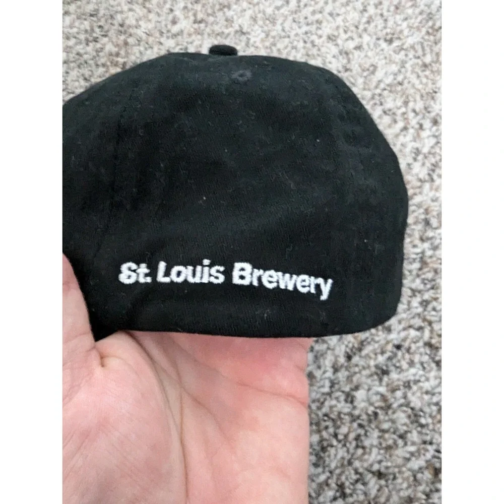 Anheuser Busch Beer St Louis Brewery‎ Cap - Black StrapBack Hat - One Size